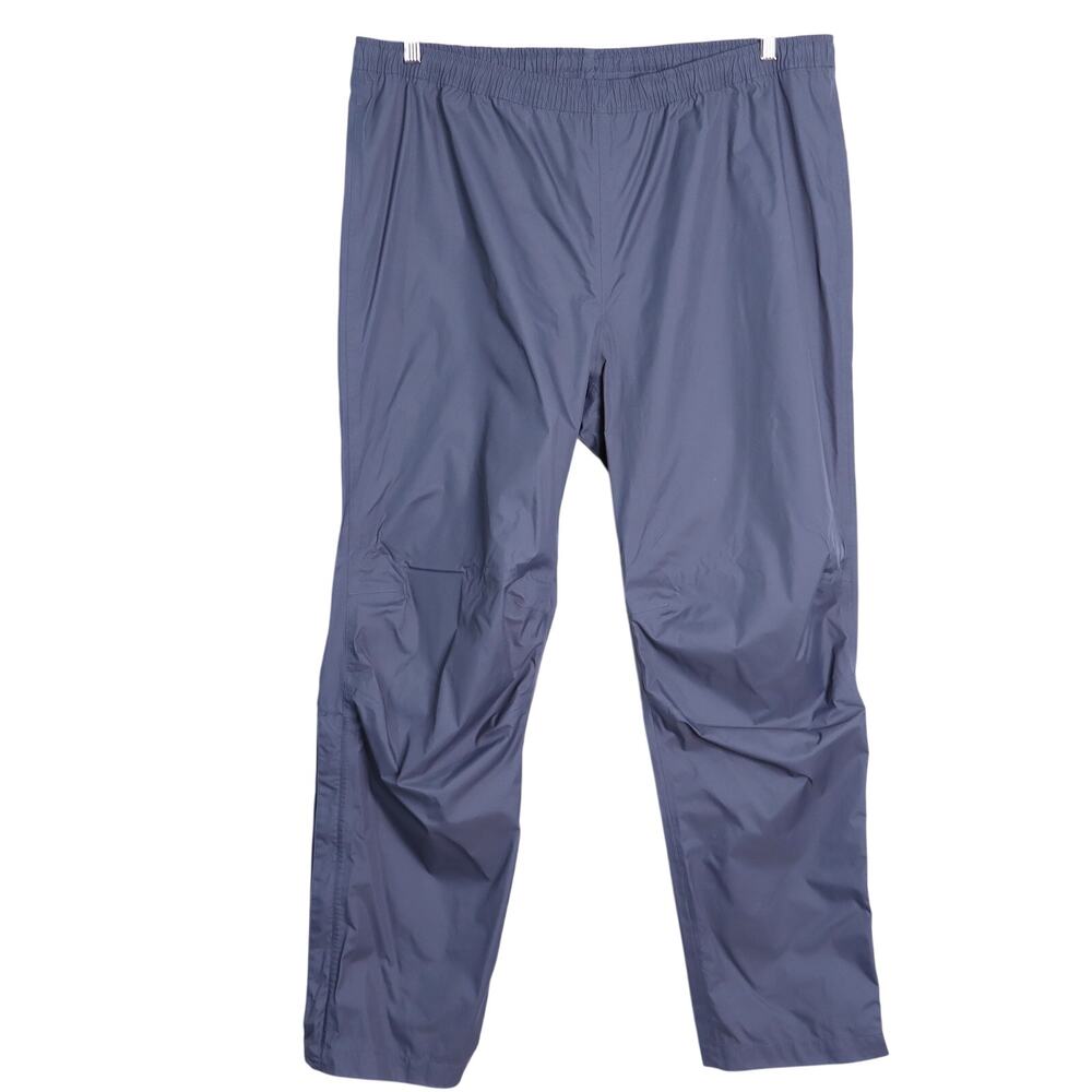 ORVIS Encounter Rain Pant Ash Gray Ultralight Pull On Elastic Waist Men's XL